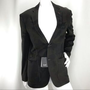 Jack Spade Camo Ponte Knit Sportcoat Blazer